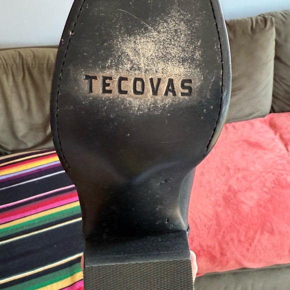 UPDATED - Tecovas The Abby - Black Embroidered Women's Cowboy Boots - Picture 7 of 7